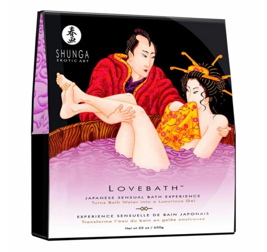 Zestaw do żelowej kąpieli - Shunga Lovebath Sensual Lotus 650g